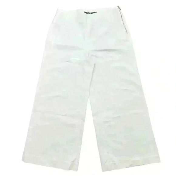 Ralph Lauren Wide Leg Cropped Pant, Size 8 - Picture 2 of 11